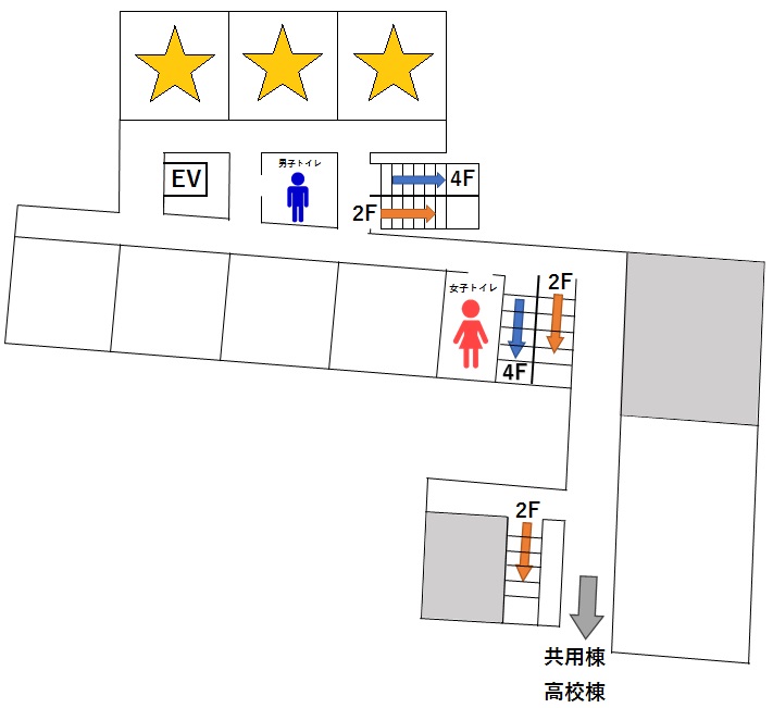 05-1 中学２年学年展示(41～43番教室)