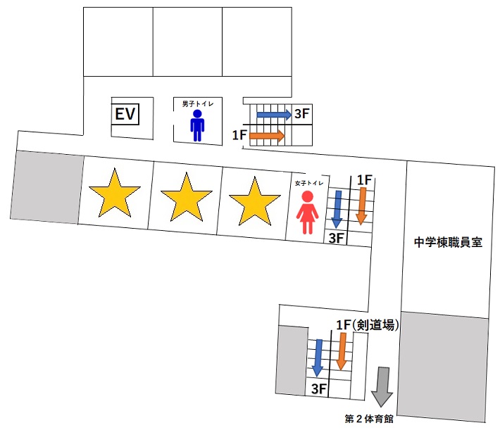 04-4 中学１年学年展示(39番～41番教室)